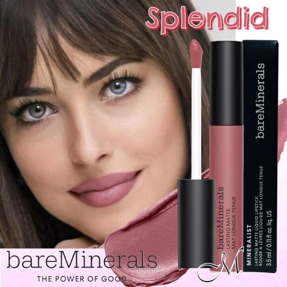 Bare Minerals Mineralist Lasting Matte Liquid Lipstick ~ SPLENDID 3.5ml NIB - Picture 1 of 13